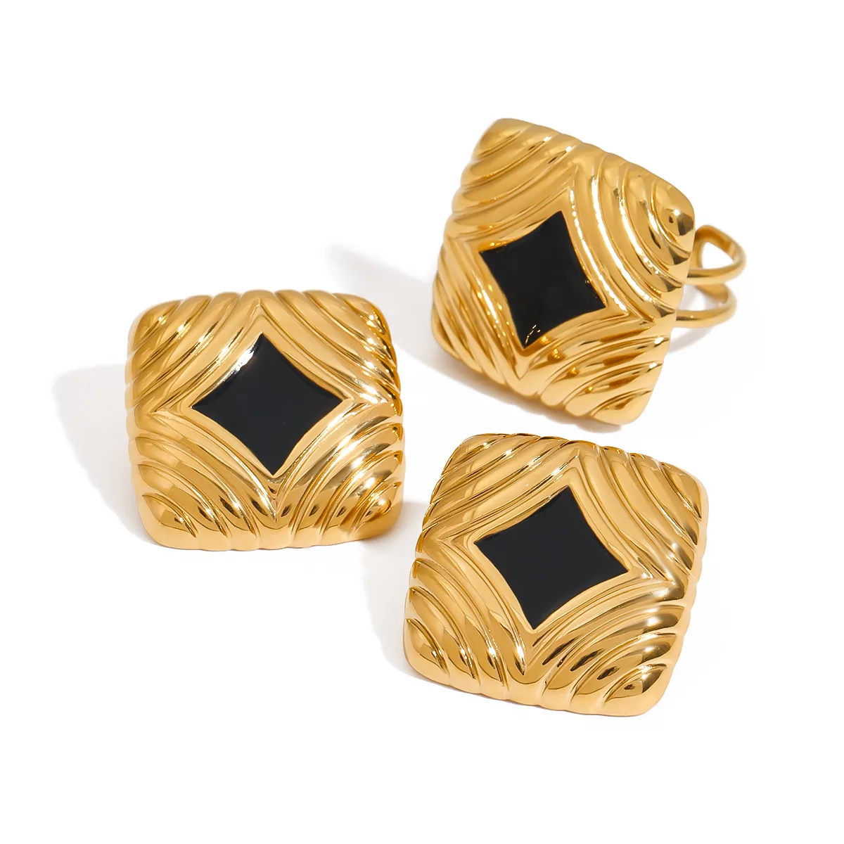 Basic Classic Style Commute Geometric 316 Stainless Steel  Women's Bracelets Earrings Necklace display picture 22