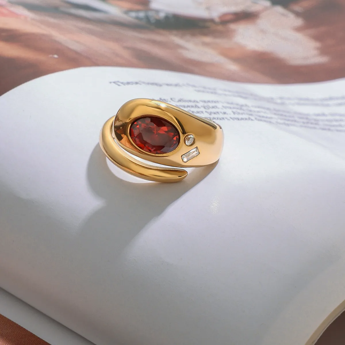 Basic Classic Style Commute Snake 316 Stainless Steel  Women's Rings display picture 9