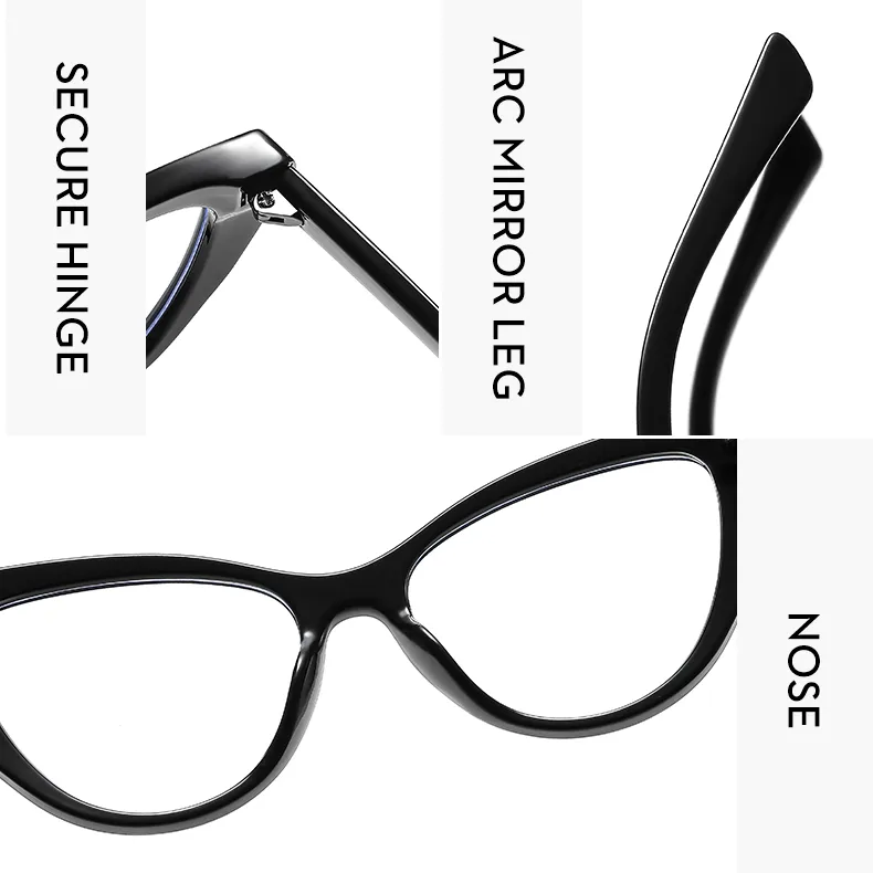 Casual Leopard Ac Cat Eye Full Frame Glasses display picture 9