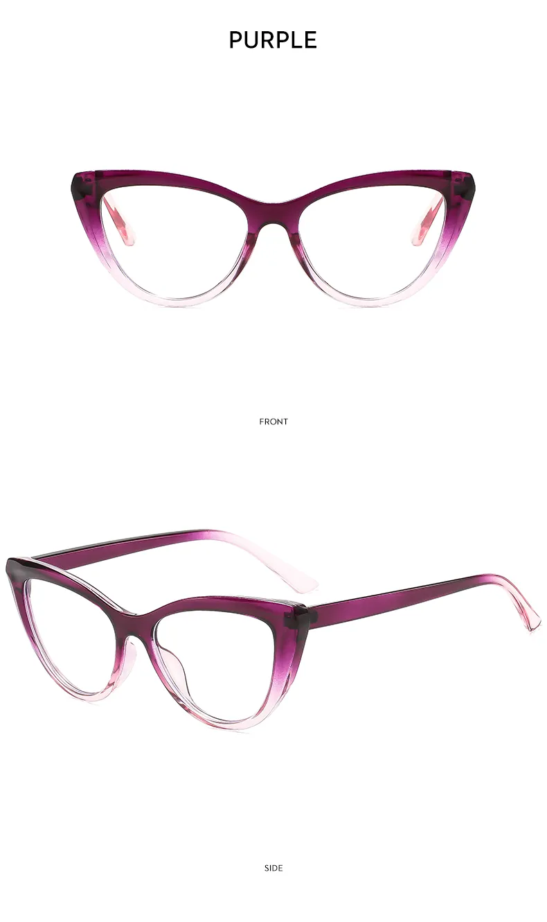 Casual Leopard Ac Cat Eye Full Frame Glasses display picture 11