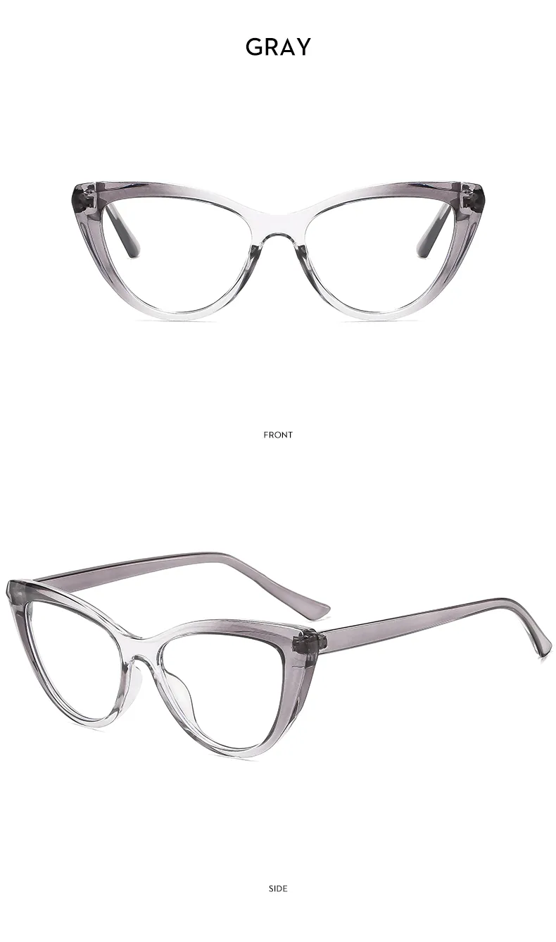 Casual Leopard Ac Cat Eye Full Frame Glasses display picture 8