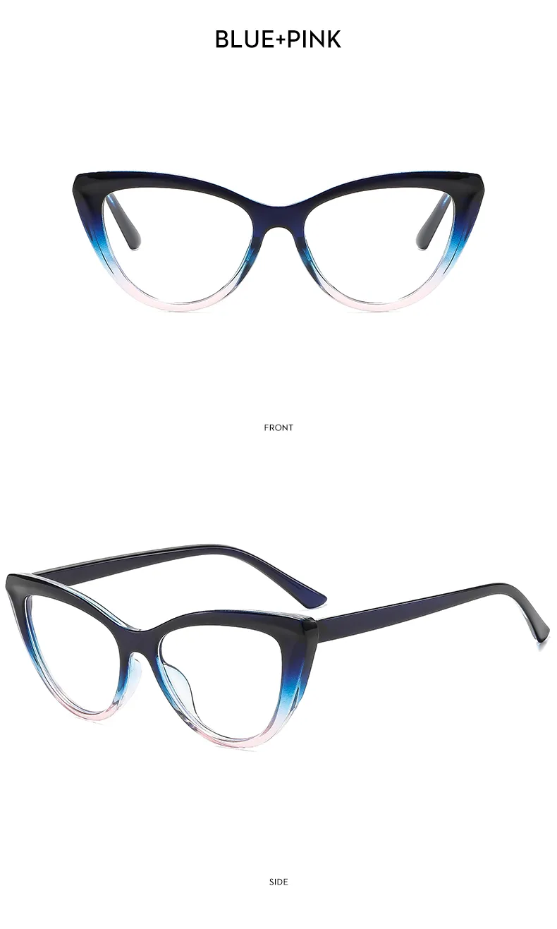 Casual Leopard Ac Cat Eye Full Frame Glasses display picture 13