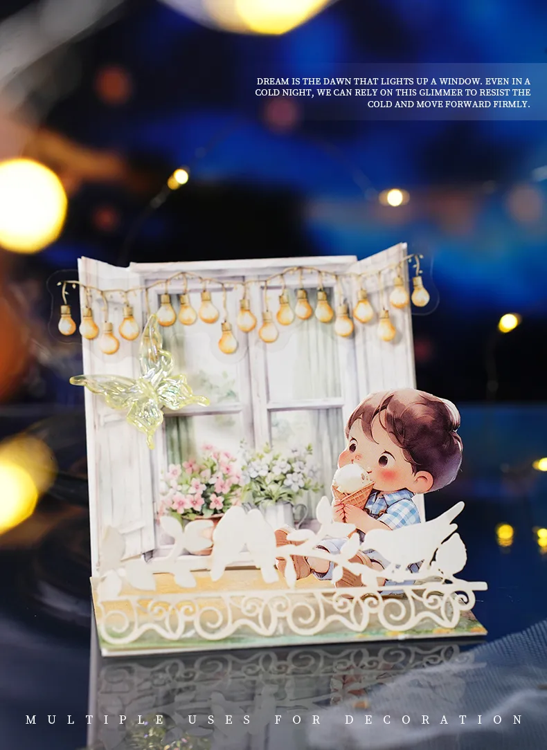 Lamp Window Learning Craft Class PET Cartoon Style Novelty Stickers display picture 10
