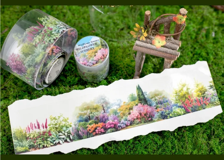 Plant Learning PET Retro Adhesive Tape display picture 2