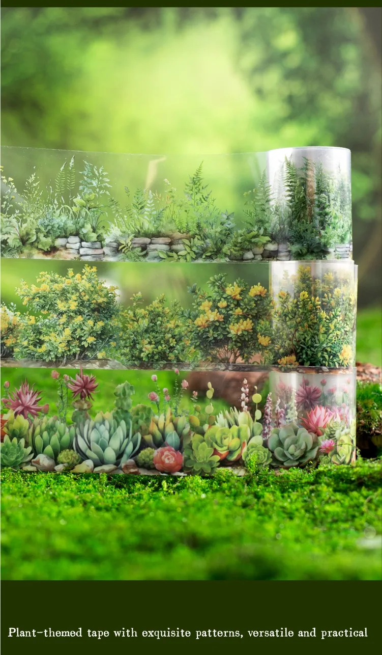 Plant Learning PET Retro Adhesive Tape display picture 4