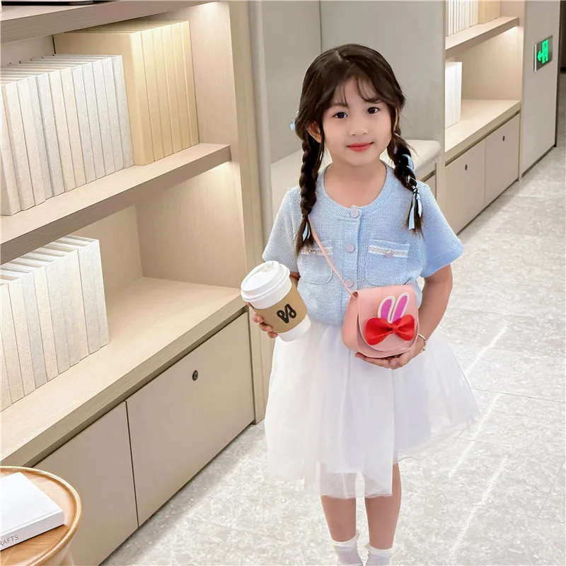 Girl'S Pu Leather Animal Bow Knot Cute Square Magnetic Buckle Crossbody Bag display picture 48