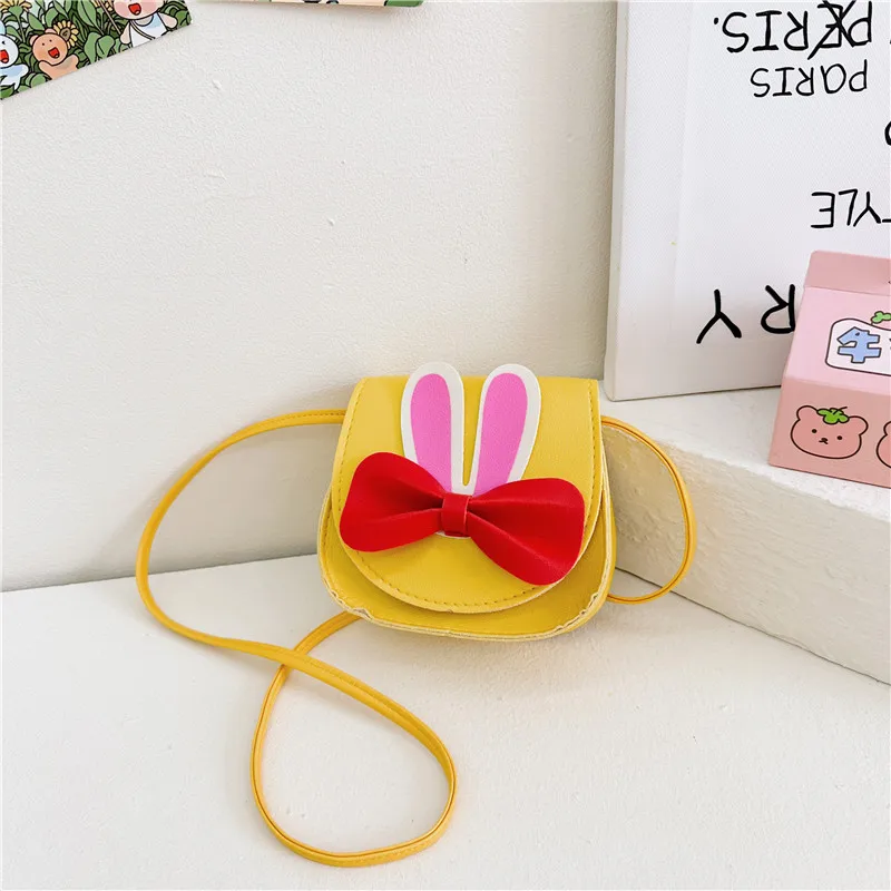 Girl'S Pu Leather Animal Bow Knot Cute Square Magnetic Buckle Crossbody Bag display picture 56