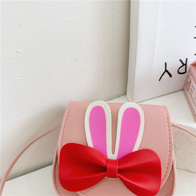 Girl'S Pu Leather Animal Bow Knot Cute Square Magnetic Buckle Crossbody Bag display picture 30