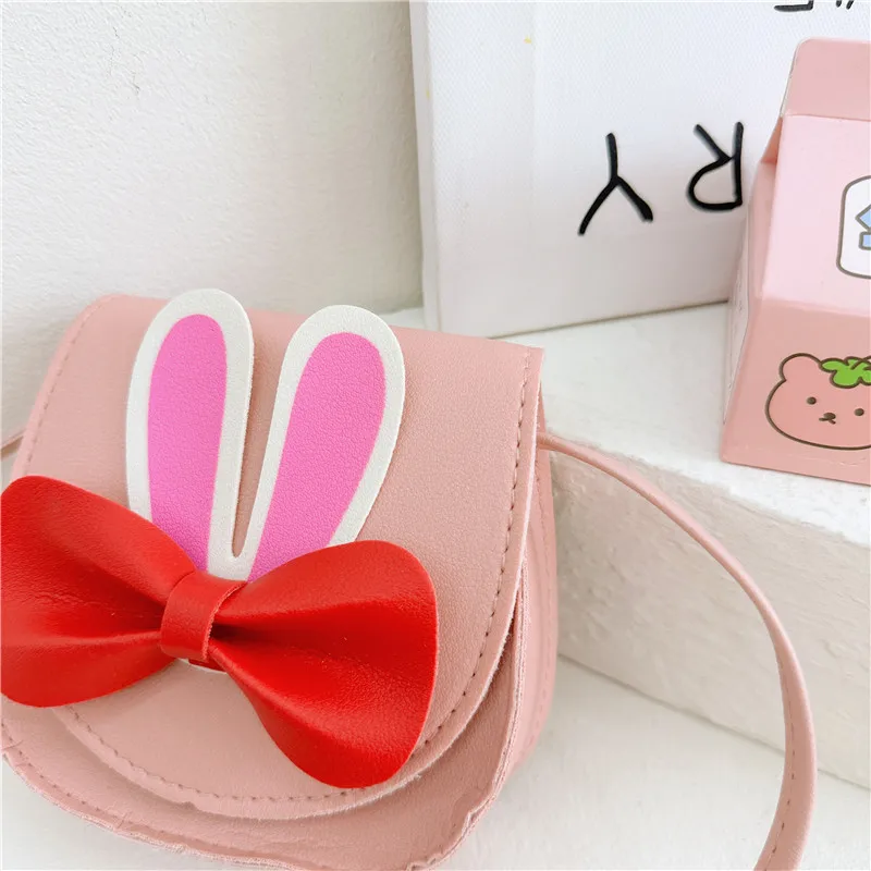 Girl'S Pu Leather Animal Bow Knot Cute Square Magnetic Buckle Crossbody Bag display picture 36