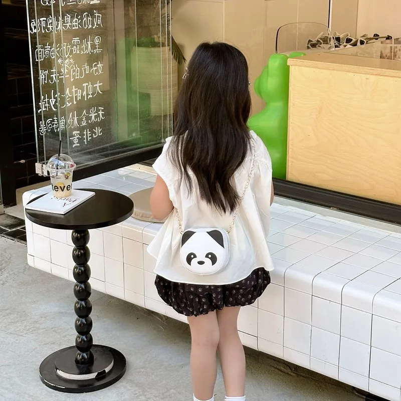 Kid'S Pu Leather Animal Cartoon Cute Round Zipper Shoulder Bag display picture 32