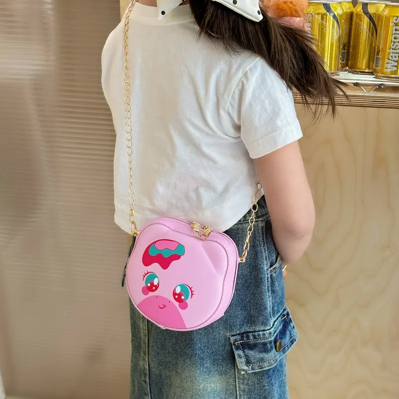 Kid'S Pu Leather Animal Cartoon Cute Round Zipper Shoulder Bag display picture 53