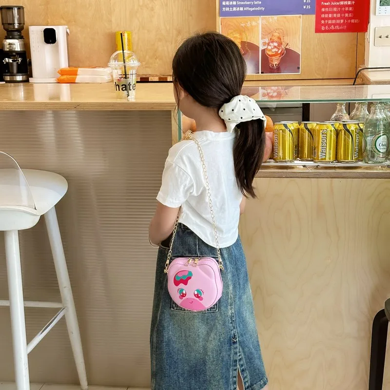 Kid'S Pu Leather Animal Cartoon Cute Round Zipper Shoulder Bag display picture 39