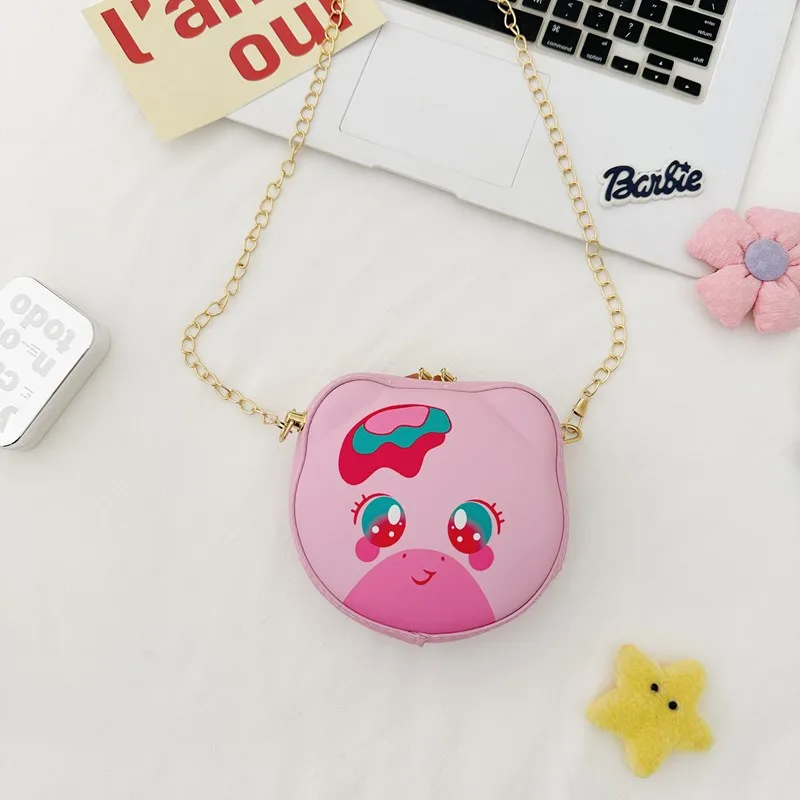 Kid'S Pu Leather Animal Cartoon Cute Round Zipper Shoulder Bag display picture 46