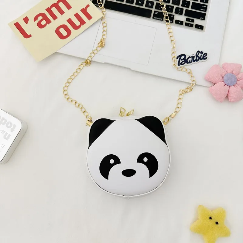 Kid'S Pu Leather Animal Cartoon Cute Round Zipper Shoulder Bag display picture 51