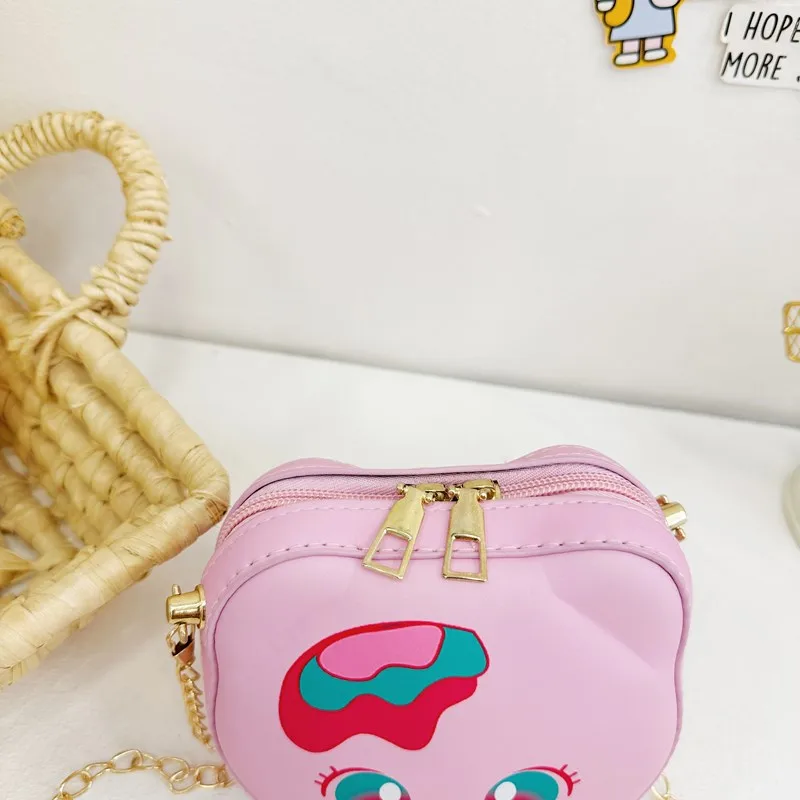 Kid'S Pu Leather Animal Cartoon Cute Round Zipper Shoulder Bag display picture 68