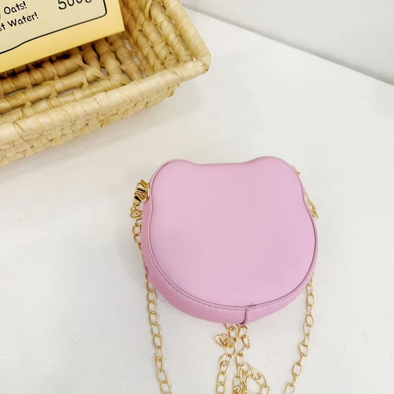 Kid'S Pu Leather Animal Cartoon Cute Round Zipper Shoulder Bag display picture 71