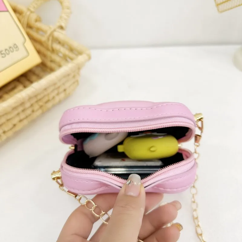 Kid'S Pu Leather Animal Cartoon Cute Round Zipper Shoulder Bag display picture 70