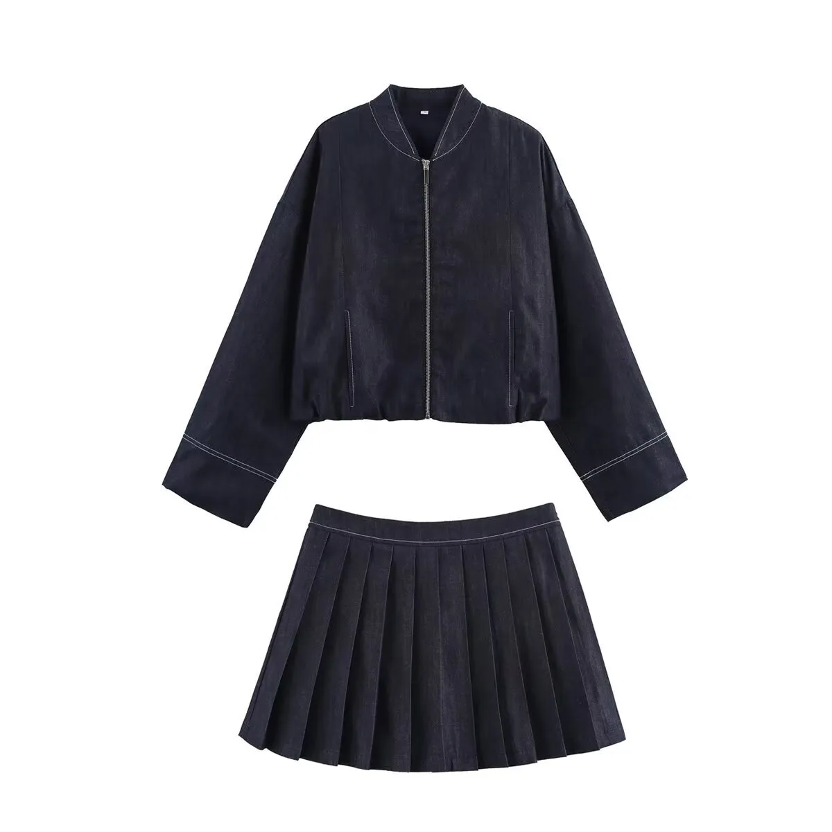 Daily Street Women's Streetwear Solid Color Polyester Skirt Co-ord Set Shorts Sets display picture 4