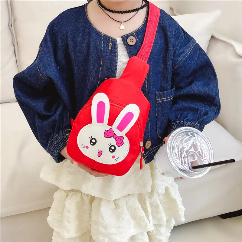 Girl'S Nylon Animal Cartoon Cute Oval Zipper Fanny Pack display picture 16