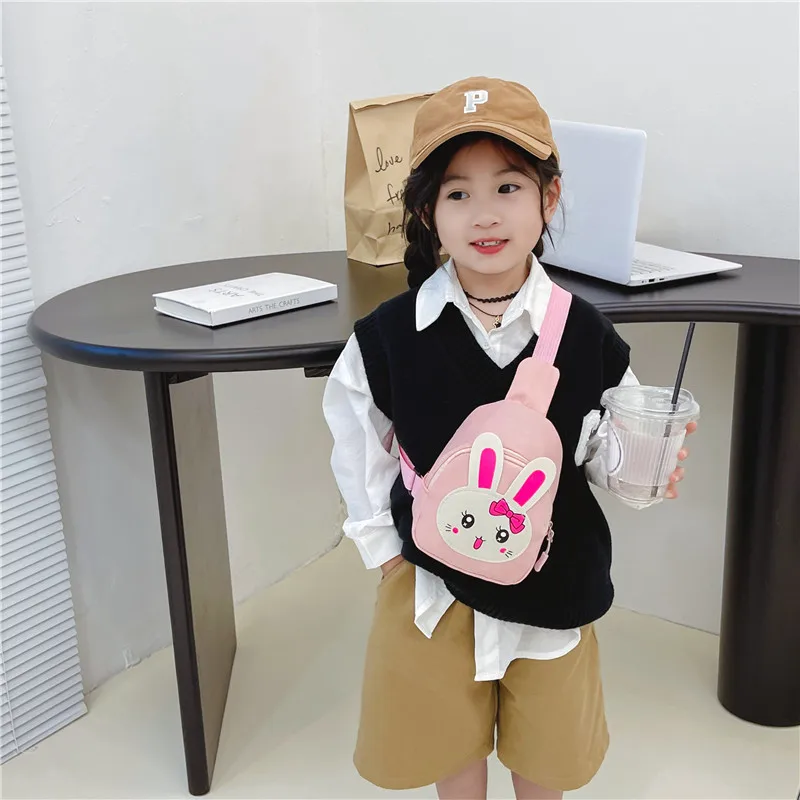 Girl'S Nylon Animal Cartoon Cute Oval Zipper Fanny Pack display picture 84