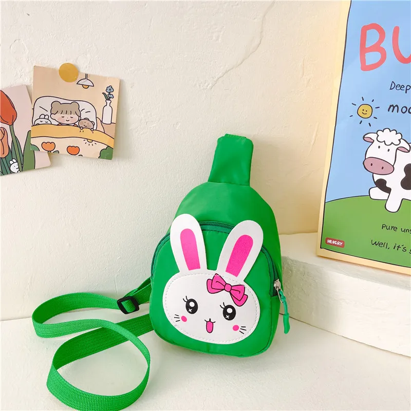 Girl'S Nylon Animal Cartoon Cute Oval Zipper Fanny Pack display picture 7