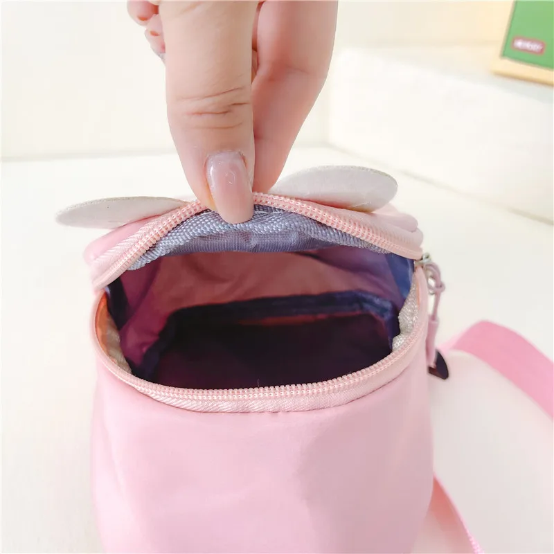 Girl'S Nylon Animal Cartoon Cute Oval Zipper Fanny Pack display picture 19