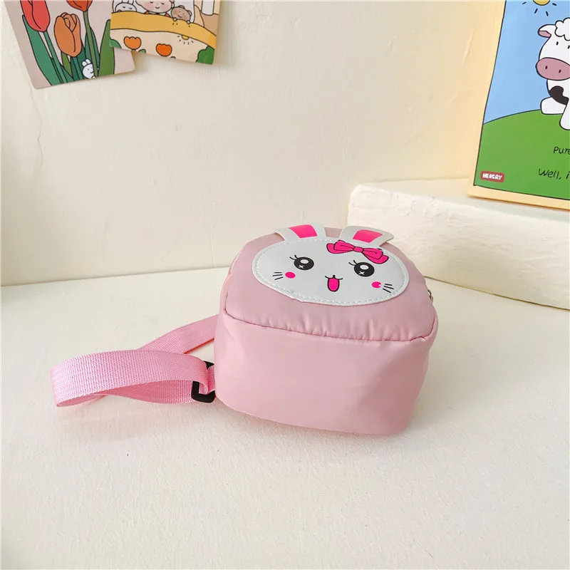 Girl'S Nylon Animal Cartoon Cute Oval Zipper Fanny Pack display picture 24
