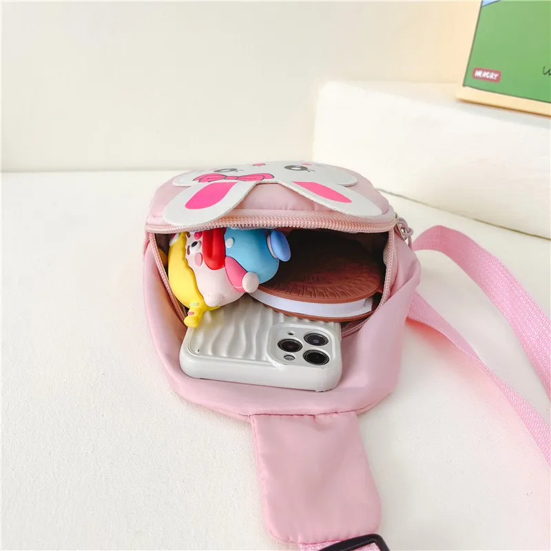 Girl'S Nylon Animal Cartoon Cute Oval Zipper Fanny Pack display picture 28