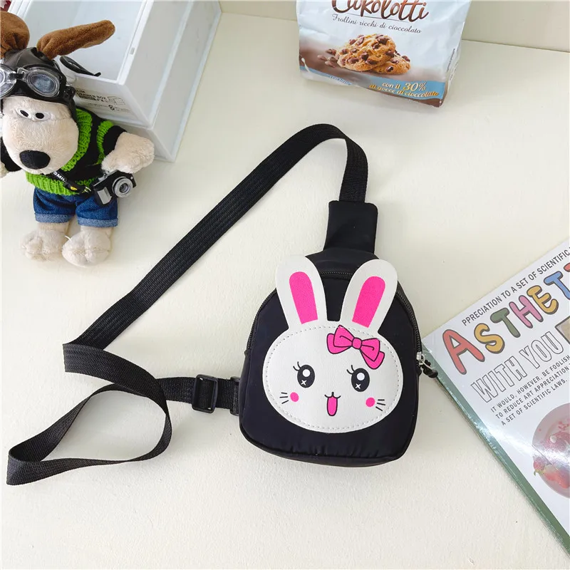 Girl'S Nylon Animal Cartoon Cute Oval Zipper Fanny Pack display picture 10
