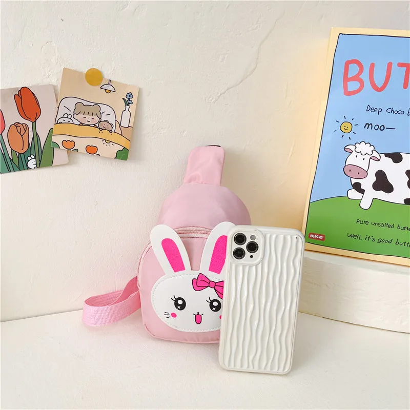 Girl'S Nylon Animal Cartoon Cute Oval Zipper Fanny Pack display picture 27