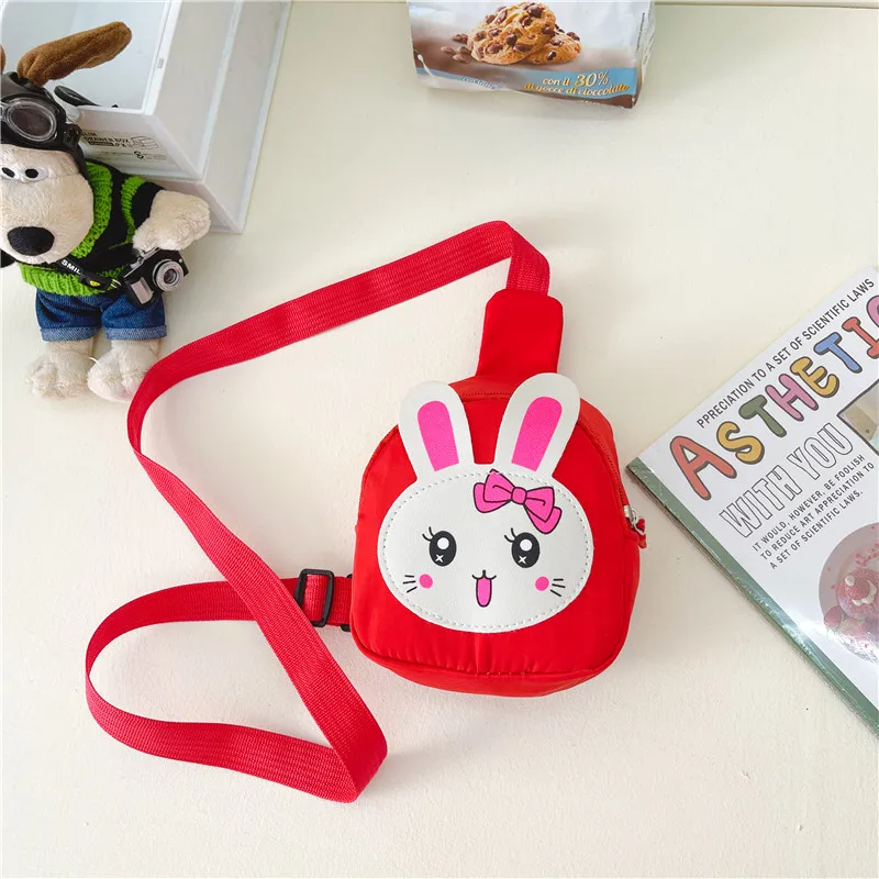 Girl'S Nylon Animal Cartoon Cute Oval Zipper Fanny Pack display picture 38