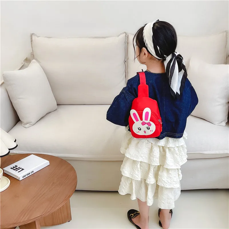 Girl'S Nylon Animal Cartoon Cute Oval Zipper Fanny Pack display picture 44