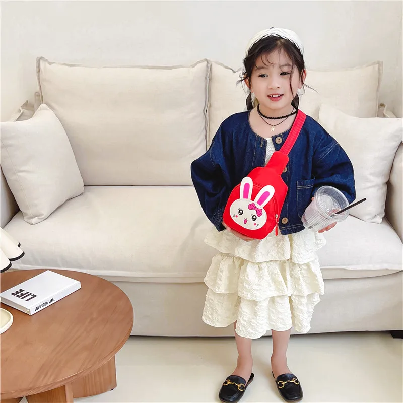 Girl'S Nylon Animal Cartoon Cute Oval Zipper Fanny Pack display picture 55