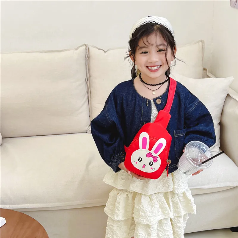 Girl'S Nylon Animal Cartoon Cute Oval Zipper Fanny Pack display picture 20