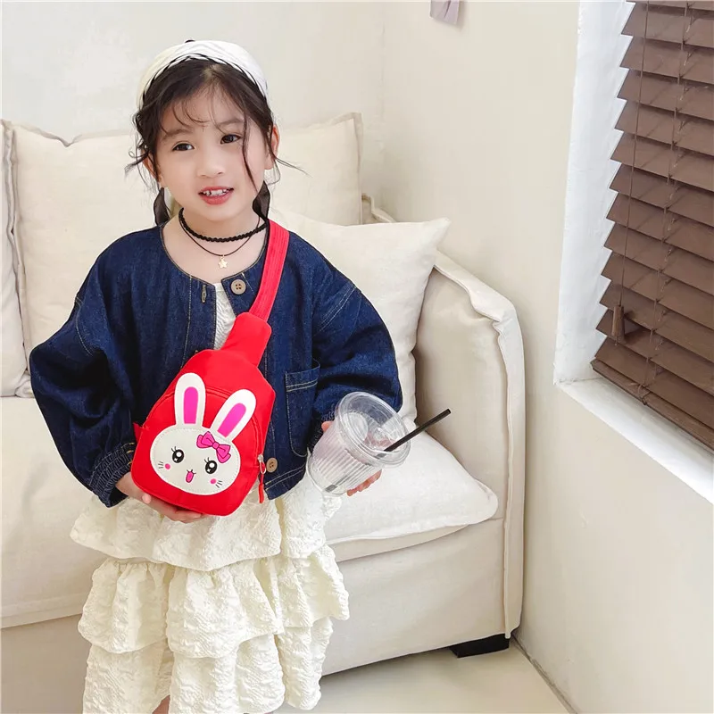 Girl'S Nylon Animal Cartoon Cute Oval Zipper Fanny Pack display picture 22