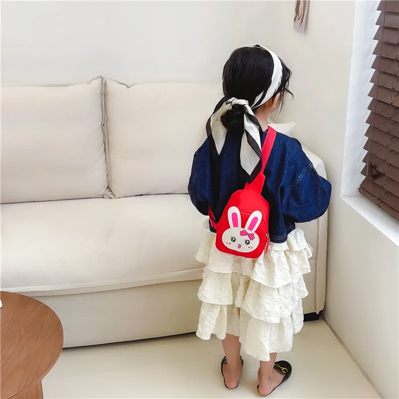 Girl'S Nylon Animal Cartoon Cute Oval Zipper Fanny Pack display picture 36