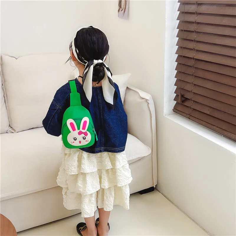 Girl'S Nylon Animal Cartoon Cute Oval Zipper Fanny Pack display picture 42