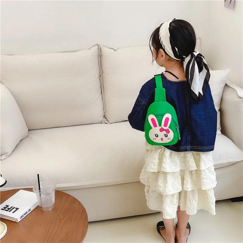 Girl'S Nylon Animal Cartoon Cute Oval Zipper Fanny Pack display picture 43