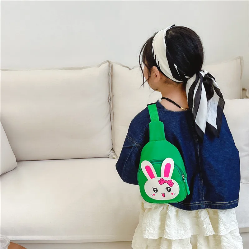 Girl'S Nylon Animal Cartoon Cute Oval Zipper Fanny Pack display picture 56
