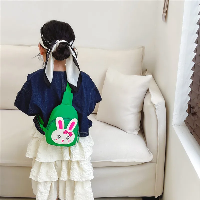 Girl'S Nylon Animal Cartoon Cute Oval Zipper Fanny Pack display picture 67