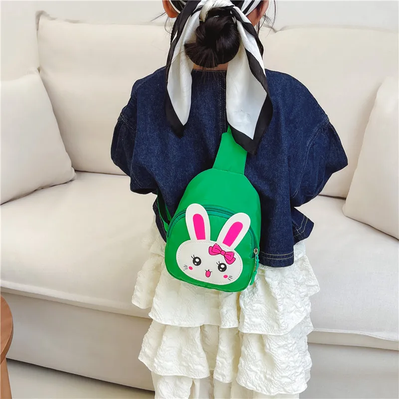 Girl'S Nylon Animal Cartoon Cute Oval Zipper Fanny Pack display picture 73