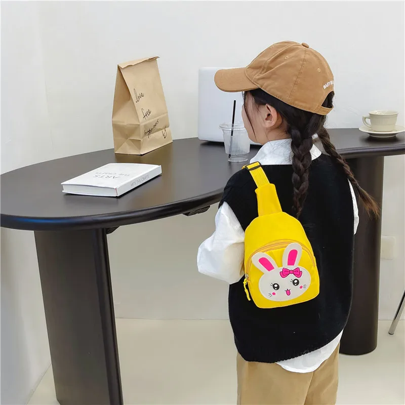 Girl'S Nylon Animal Cartoon Cute Oval Zipper Fanny Pack display picture 74