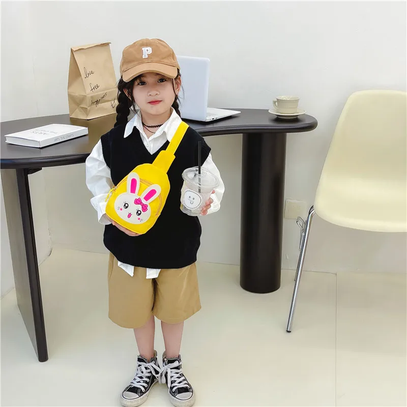 Girl'S Nylon Animal Cartoon Cute Oval Zipper Fanny Pack display picture 76