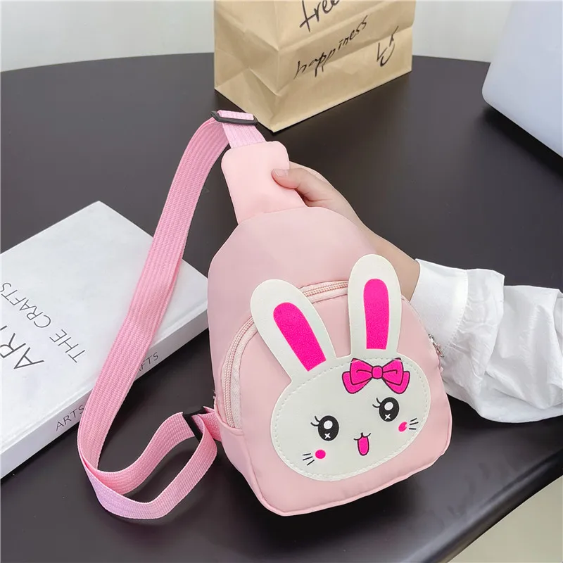 Girl'S Nylon Animal Cartoon Cute Oval Zipper Fanny Pack display picture 89