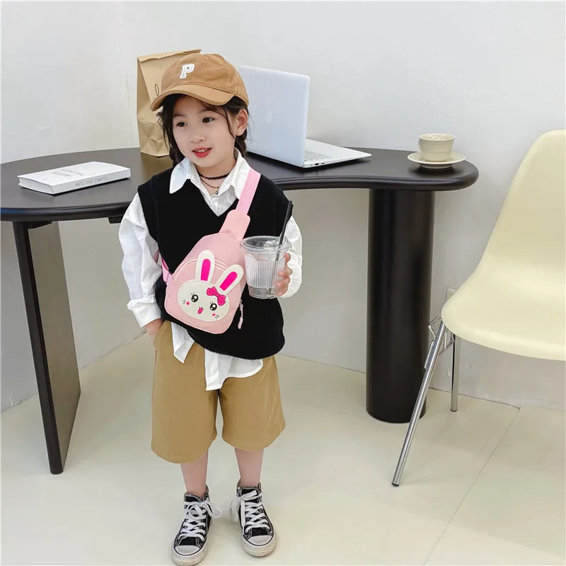 Girl'S Nylon Animal Cartoon Cute Oval Zipper Fanny Pack display picture 90