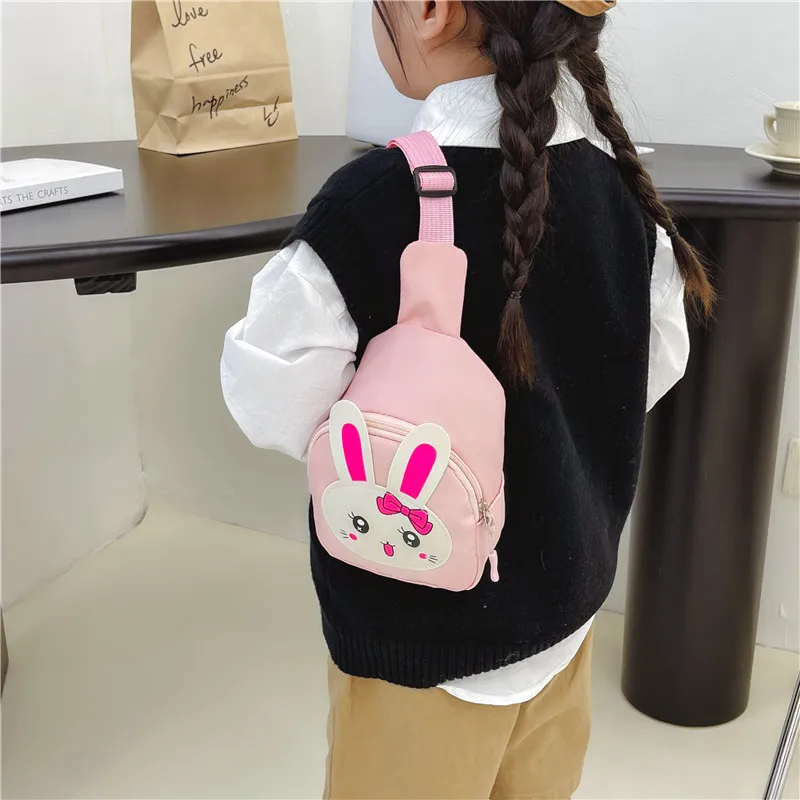 Girl'S Nylon Animal Cartoon Cute Oval Zipper Fanny Pack display picture 91