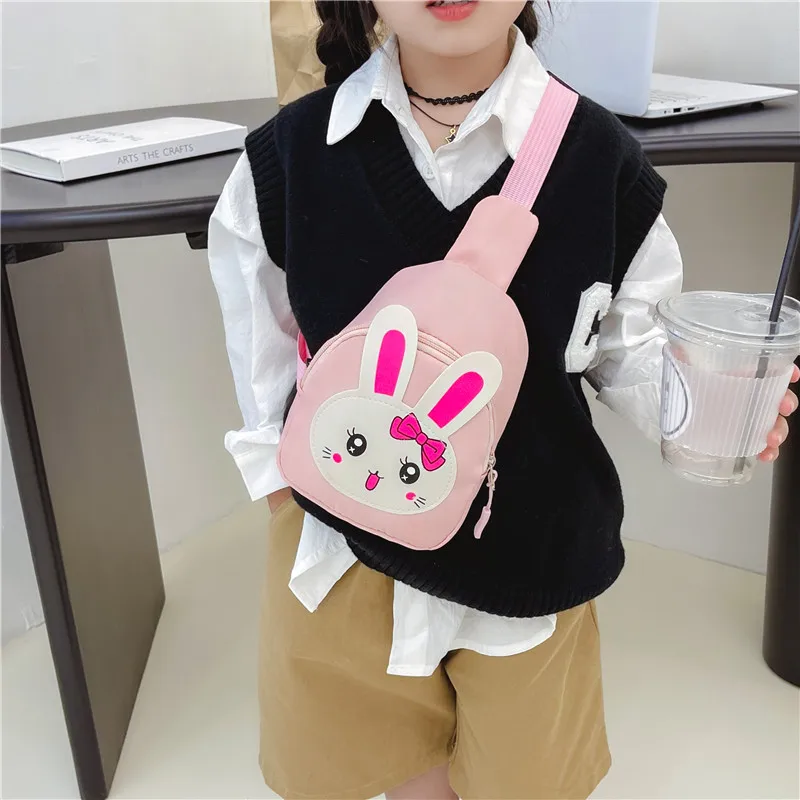 Girl'S Nylon Animal Cartoon Cute Oval Zipper Fanny Pack display picture 97