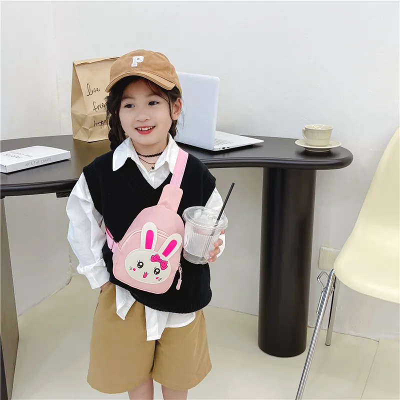 Girl'S Nylon Animal Cartoon Cute Oval Zipper Fanny Pack display picture 94