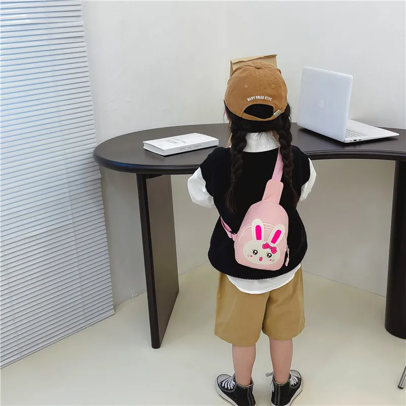 Girl'S Nylon Animal Cartoon Cute Oval Zipper Fanny Pack display picture 93