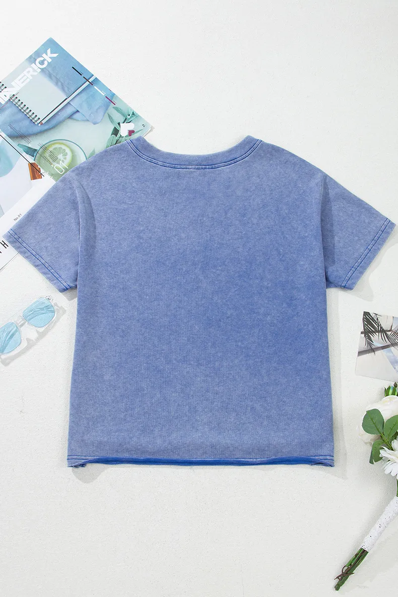 Women's T-shirt Short Sleeve T-Shirts Casual Simple Style Streetwear Letter display picture 6
